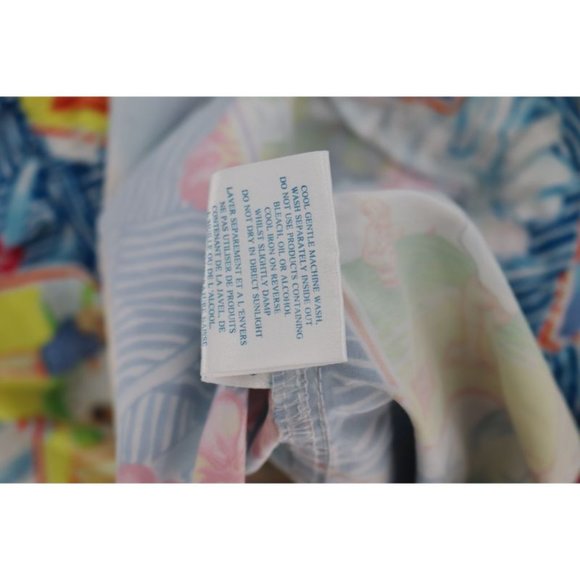 Ted Baker Swim Trunks Mens 5 Hawaiian Camp Board Shorts Drawstring fun postcard - Picture 11 of 16